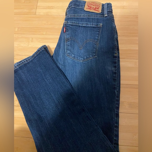 Levi's 505 Straight Dark Blue Women's Jeans | 28 - Picture 6 of 6